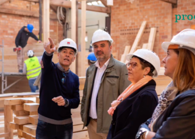 Visita Vapor de Prodis amb l’alcalde de Terrassa.